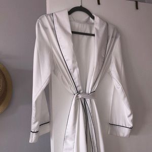 New bridal silky robe